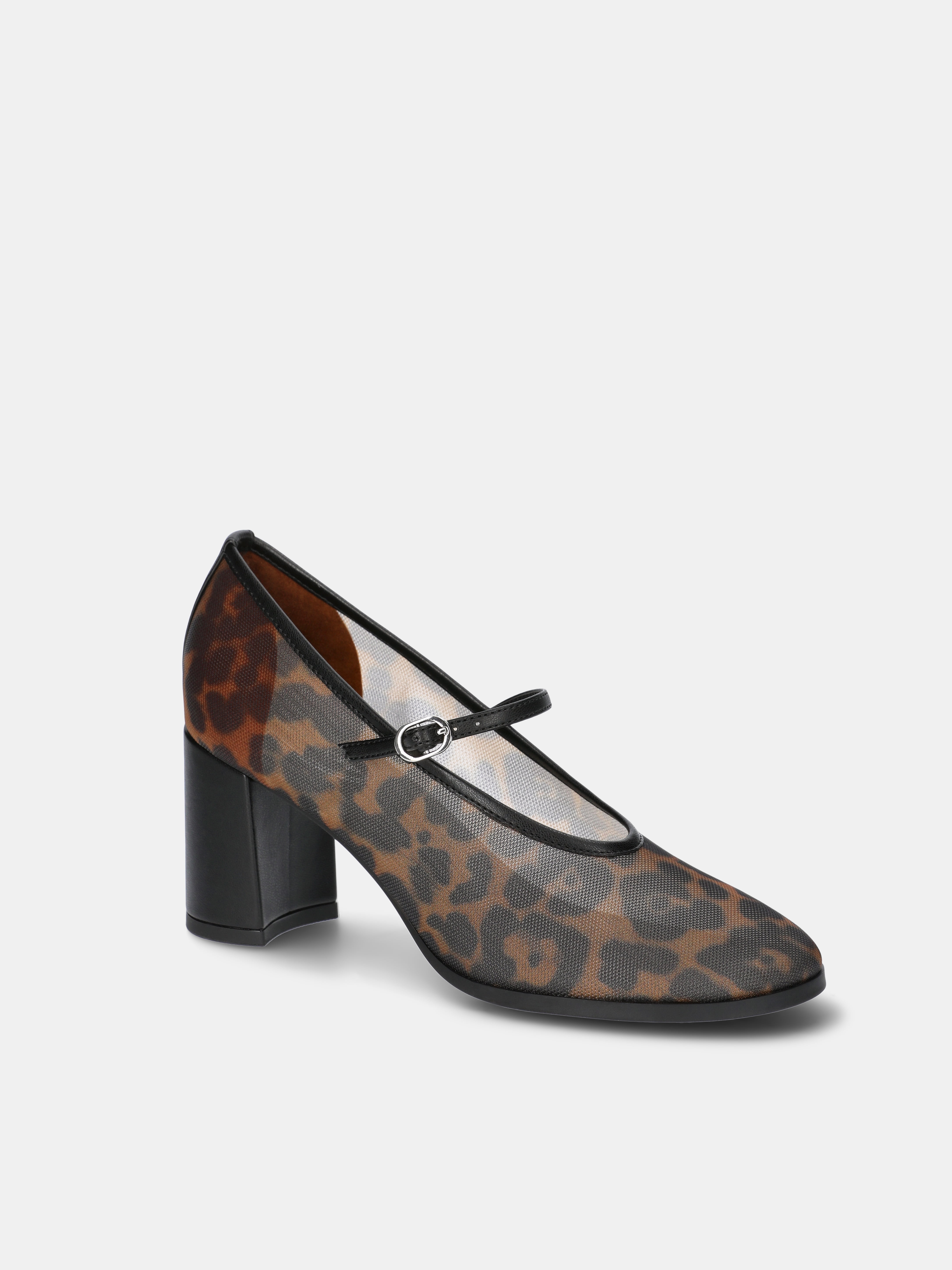 Scoop Women's Mesh Mary Jane Block Heel Pumps