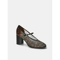 thumbnail image 1 of Scoop Women's Mesh Mary Jane Block Heel Pumps, 1 of 5