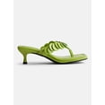 thumbnail image 1 of Scoop Women's Paillette Thong Kitten Heel Sandals, 1 of 7