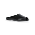 thumbnail image 1 of Scoop Women's Faux Leather Peep Toe Mules, 1 of 6