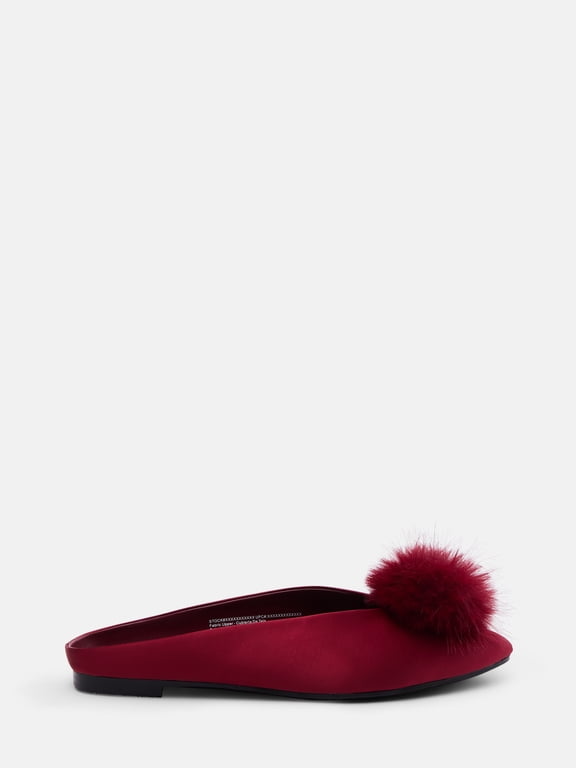 Women's Pom Pom Mules