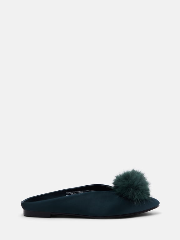 Women's Pom Pom Mules