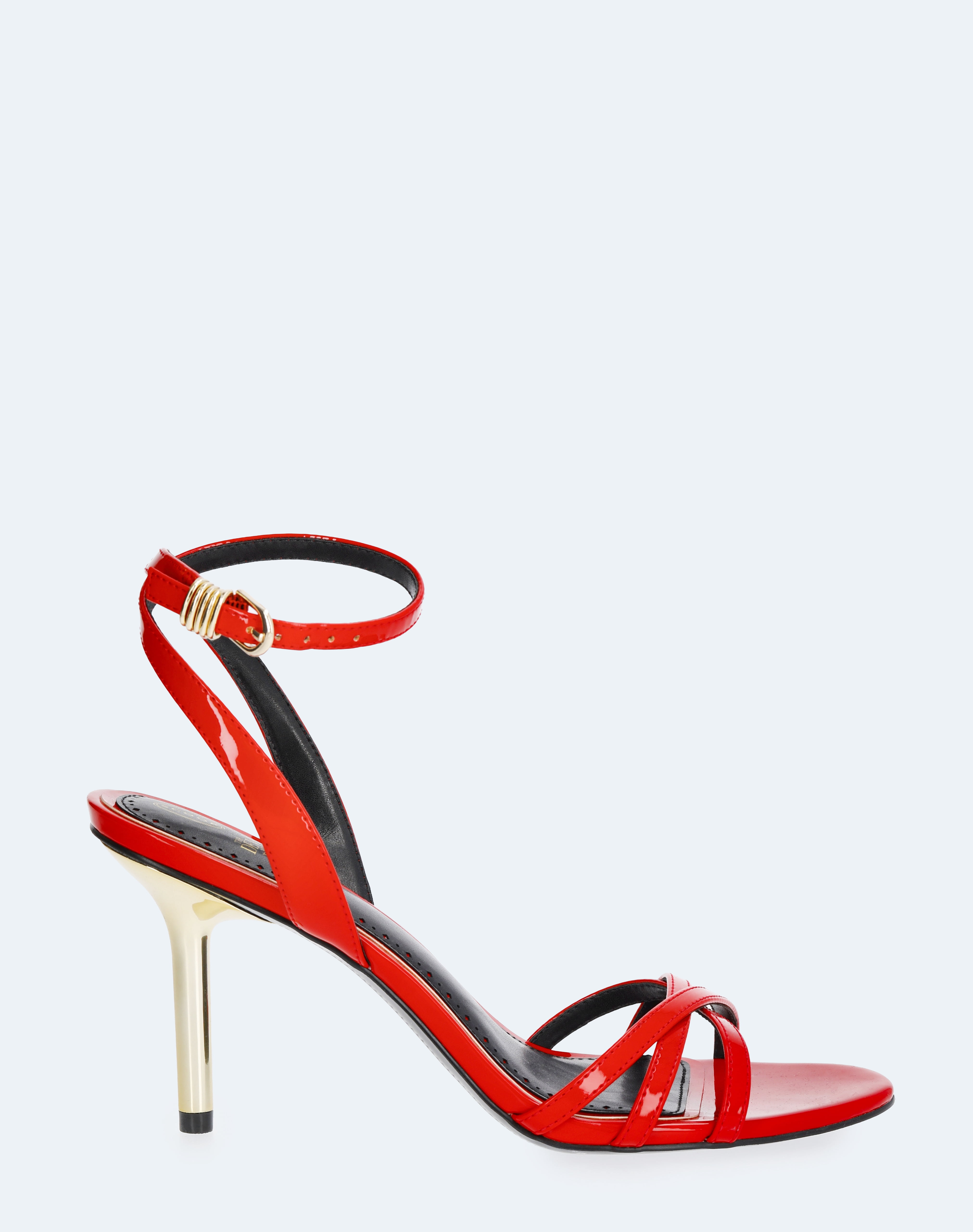 Devil Wears Prada Scoop Collection Women's Strappy Stiletto Heels