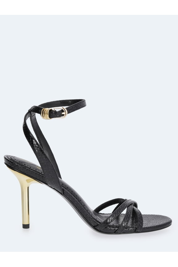 Devil Wears Prada Scoop Collection Women's Strappy Stiletto Heels