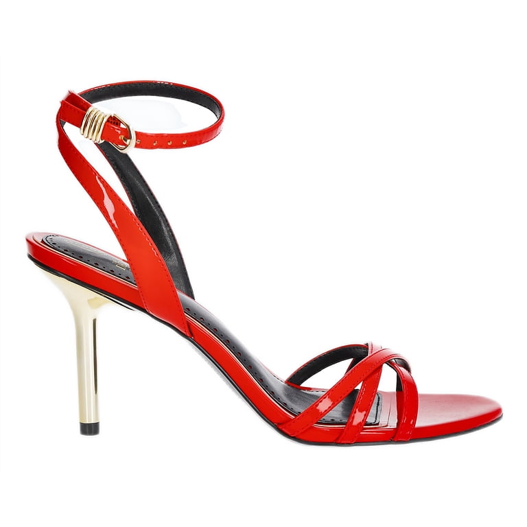 Devil Wears Prada Scoop Collection Women's Strappy Stiletto Heels