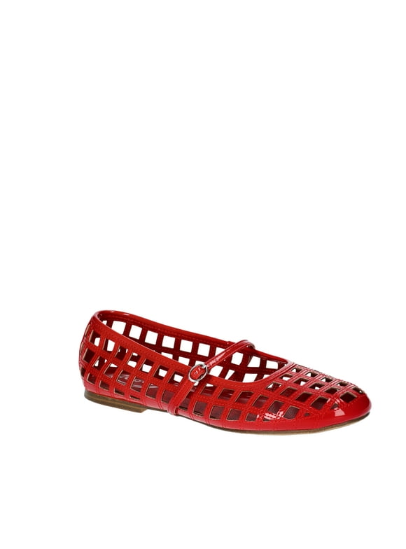 Women's Caged Mary Jane Flats