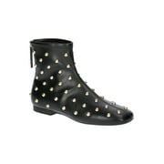 SCOOP Women's Stretch Ankle Flat Heel Booties with Back Zip