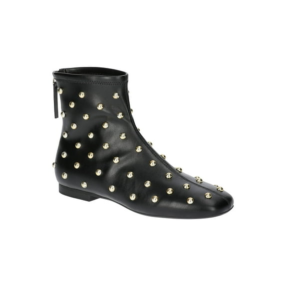 Scoop Women's Stretch Ankle Flat Heel Booties with Back Zip