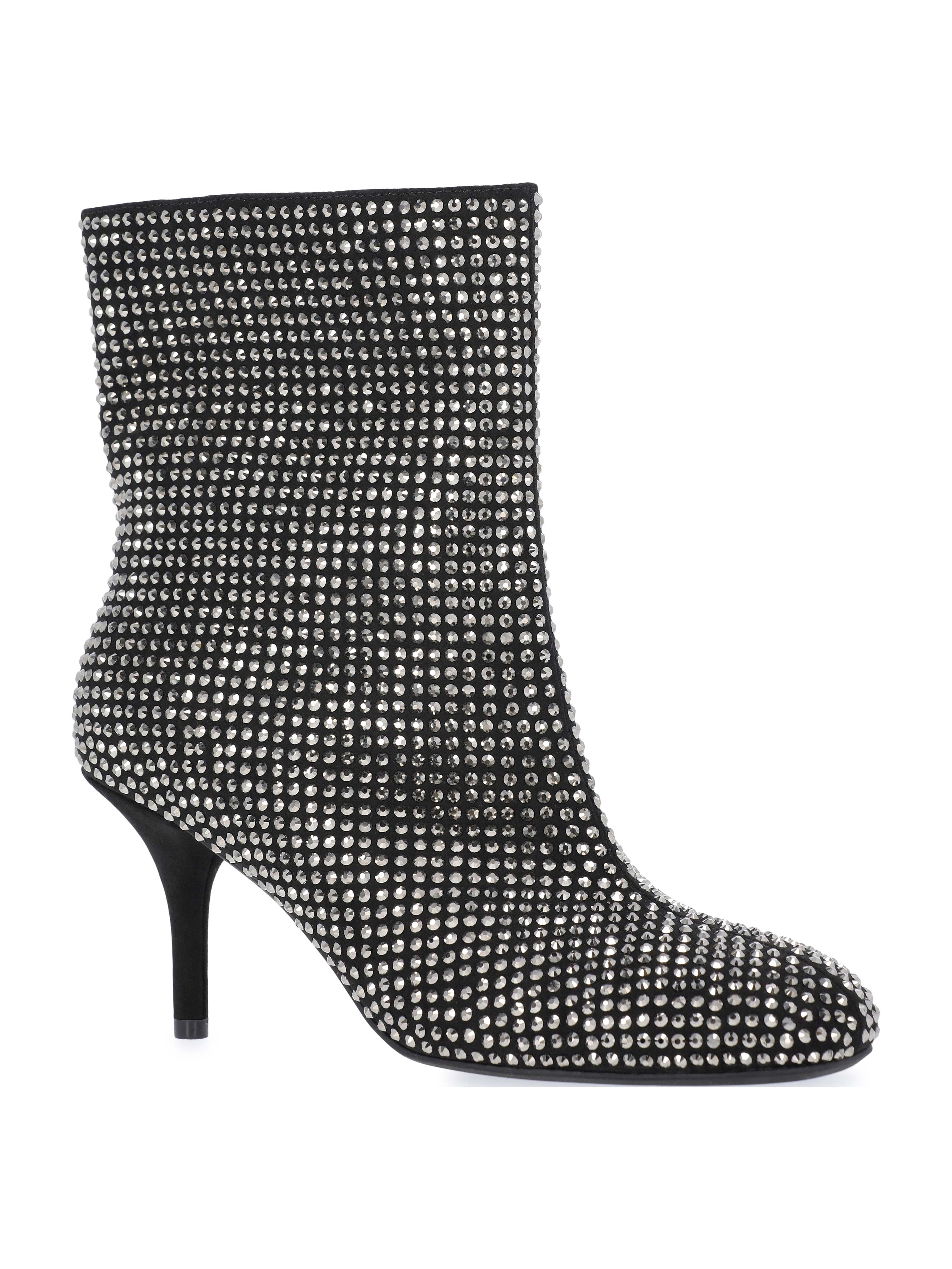 Scoop Women's Rhinestone Embellished Heeled Booties