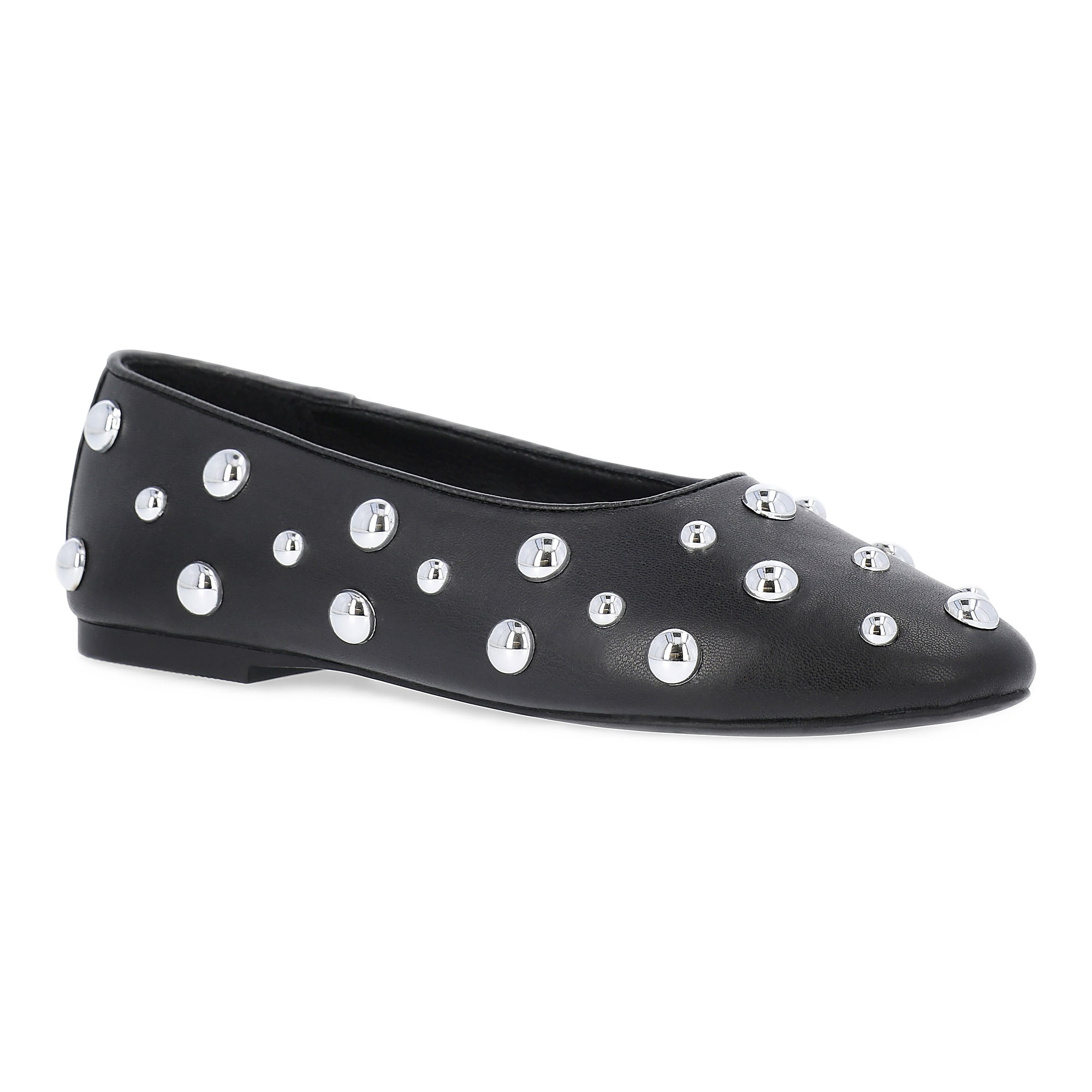 Scoop Women's Studded Faux Leather Ballet Flats