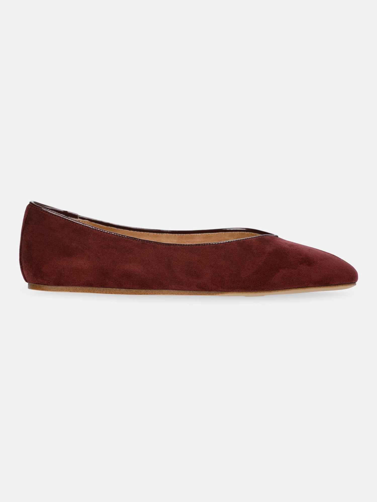 Scenario Women's Faux Suede Ballet Flats