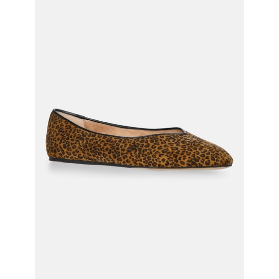 Scenario Women's Faux Suede Ballet Flats