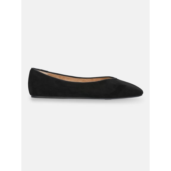 Scenario Women's Faux Suede Ballet Flats