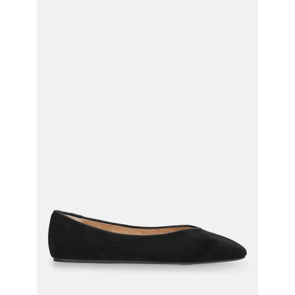 Scenario Women's Faux Suede Ballet Flats
