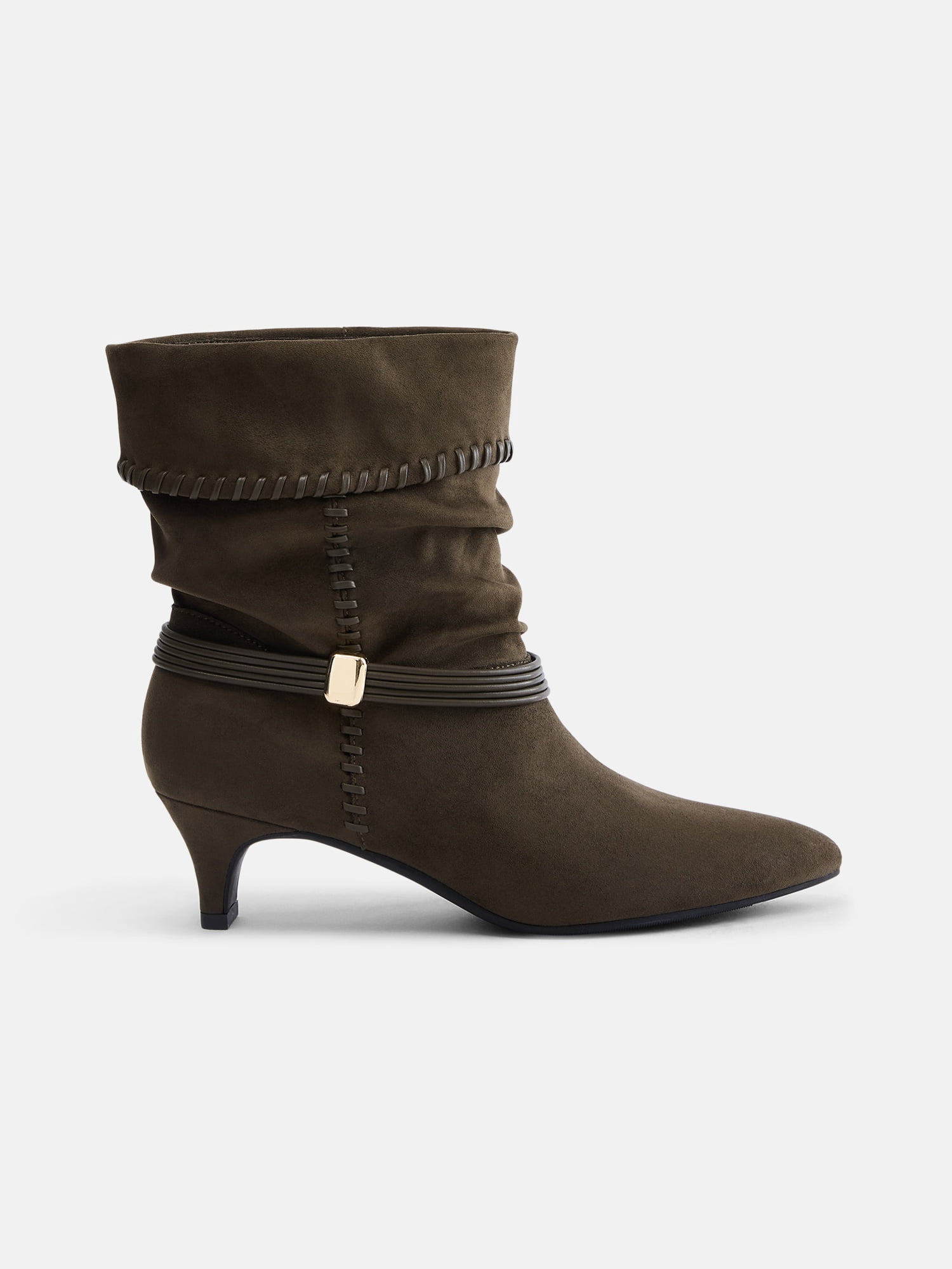 Scenario Women's Kitten Heel Short Boots