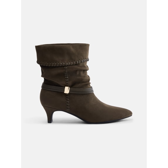 Scenario Women's Kitten Heel Short Boots