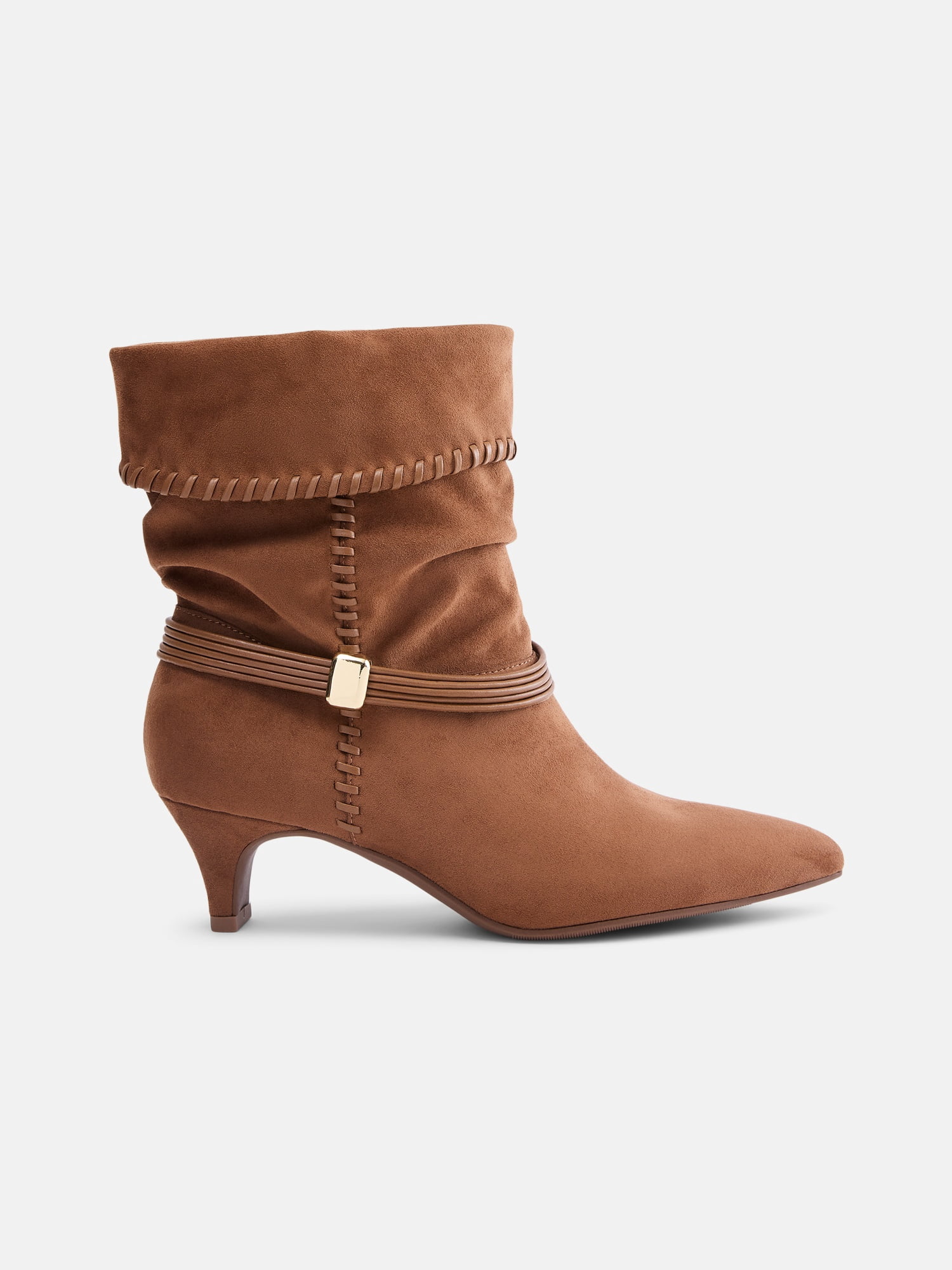 Scenario Women's Kitten Heel Short Boots