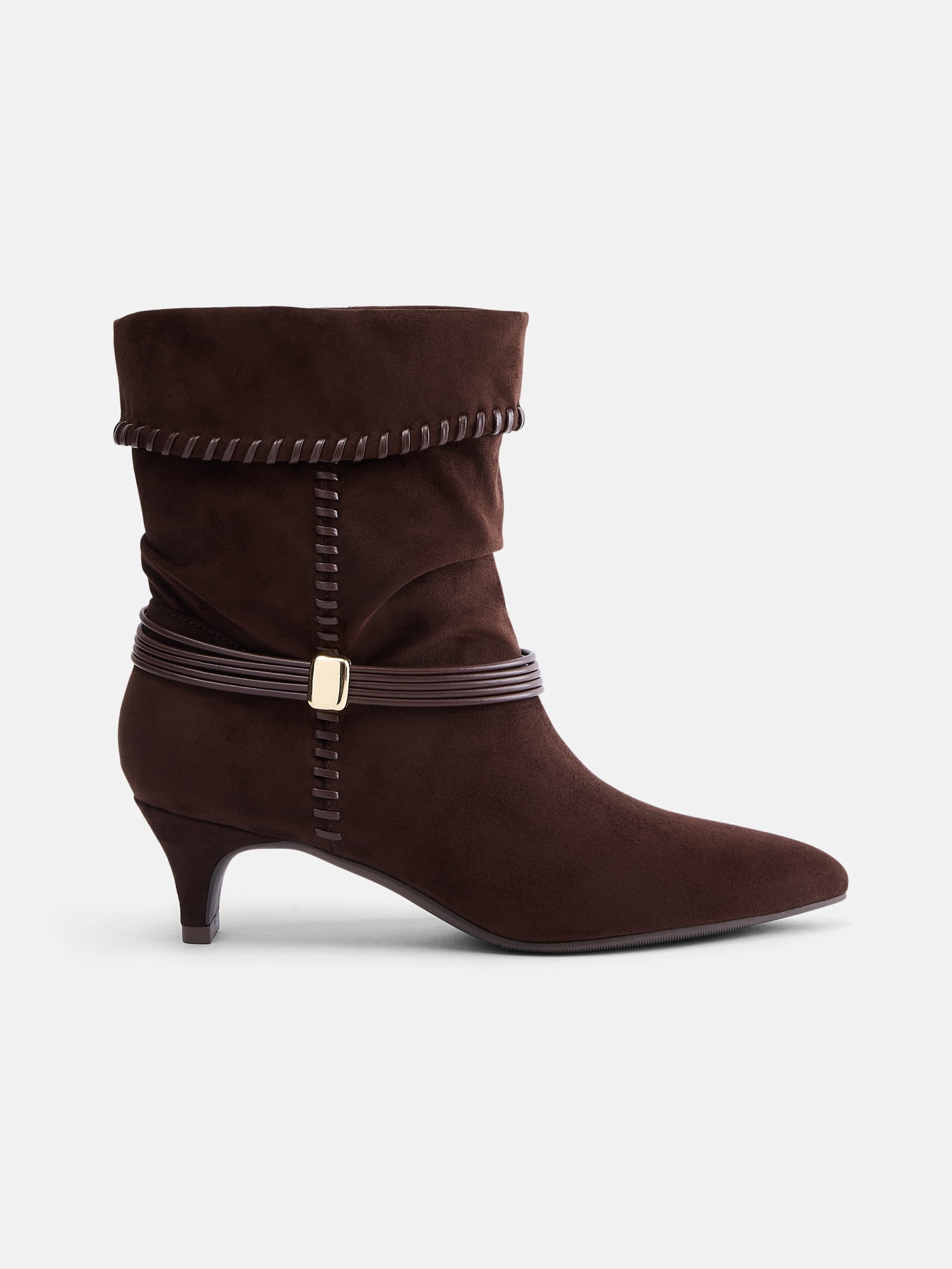Scenario Women's Kitten Heel Short Boots