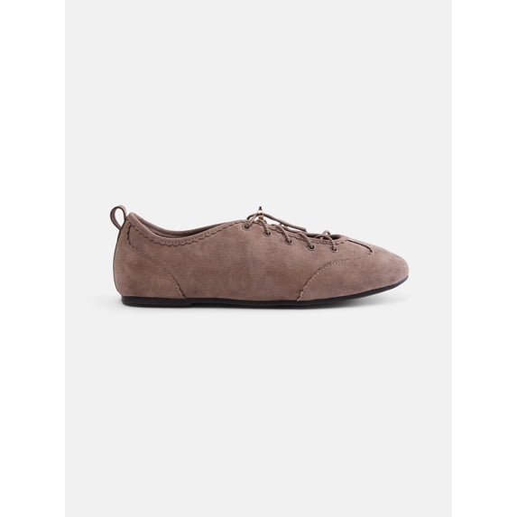 Scenario Women's Bungee Lace Faux Suede Sneakers