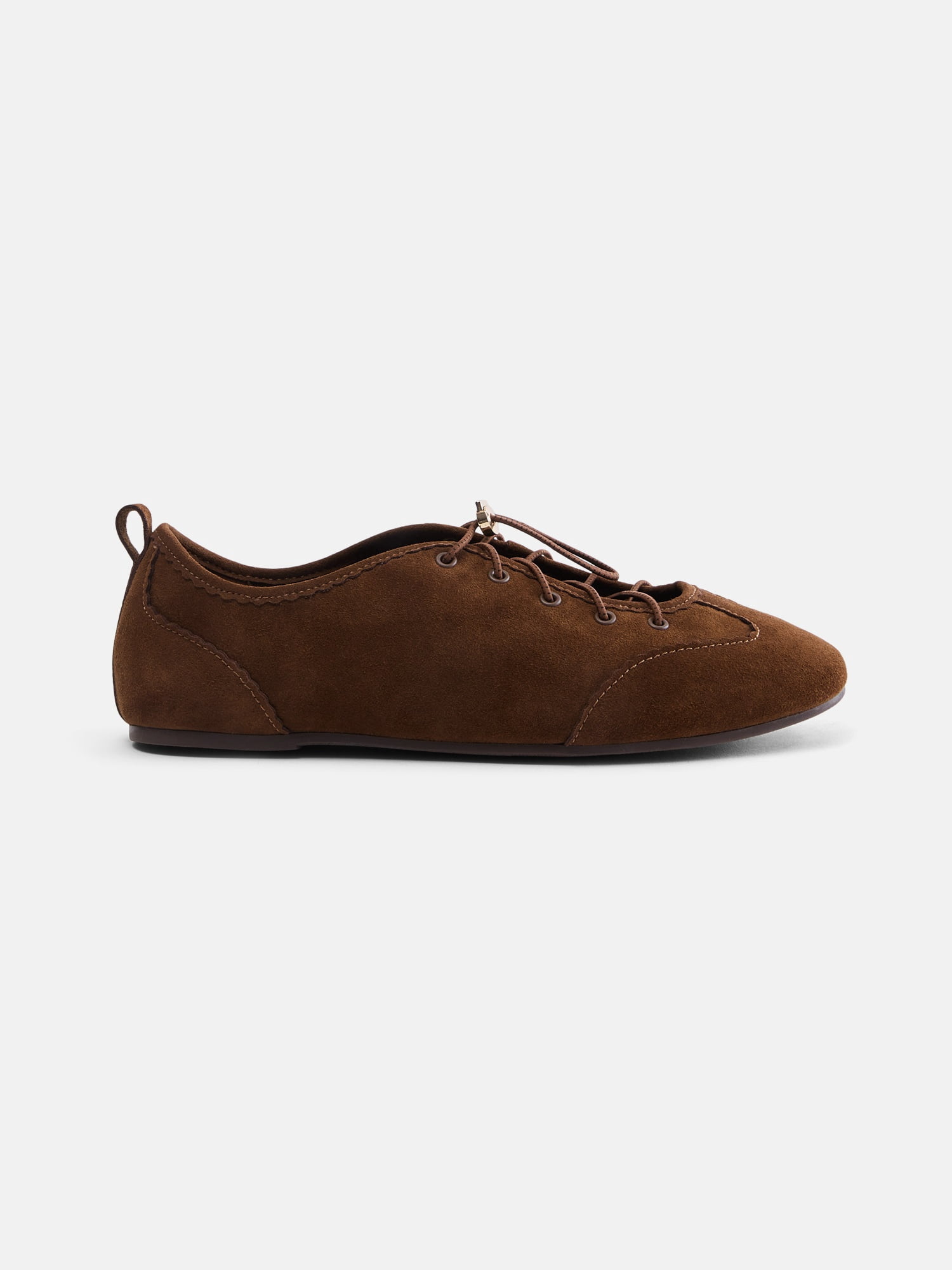 Scenario Women's Bungee Lace Faux Suede Sneakers