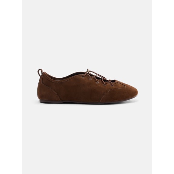 Scenario Women's Bungee Lace Faux Suede Sneakers