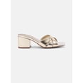 thumbnail image 1 of Scenario Women's Faux Croc Block Heel Sandals, 1 of 8