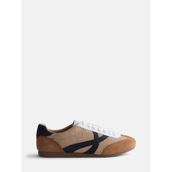 Scenario Women's Lace Up Low Profile Sneakers