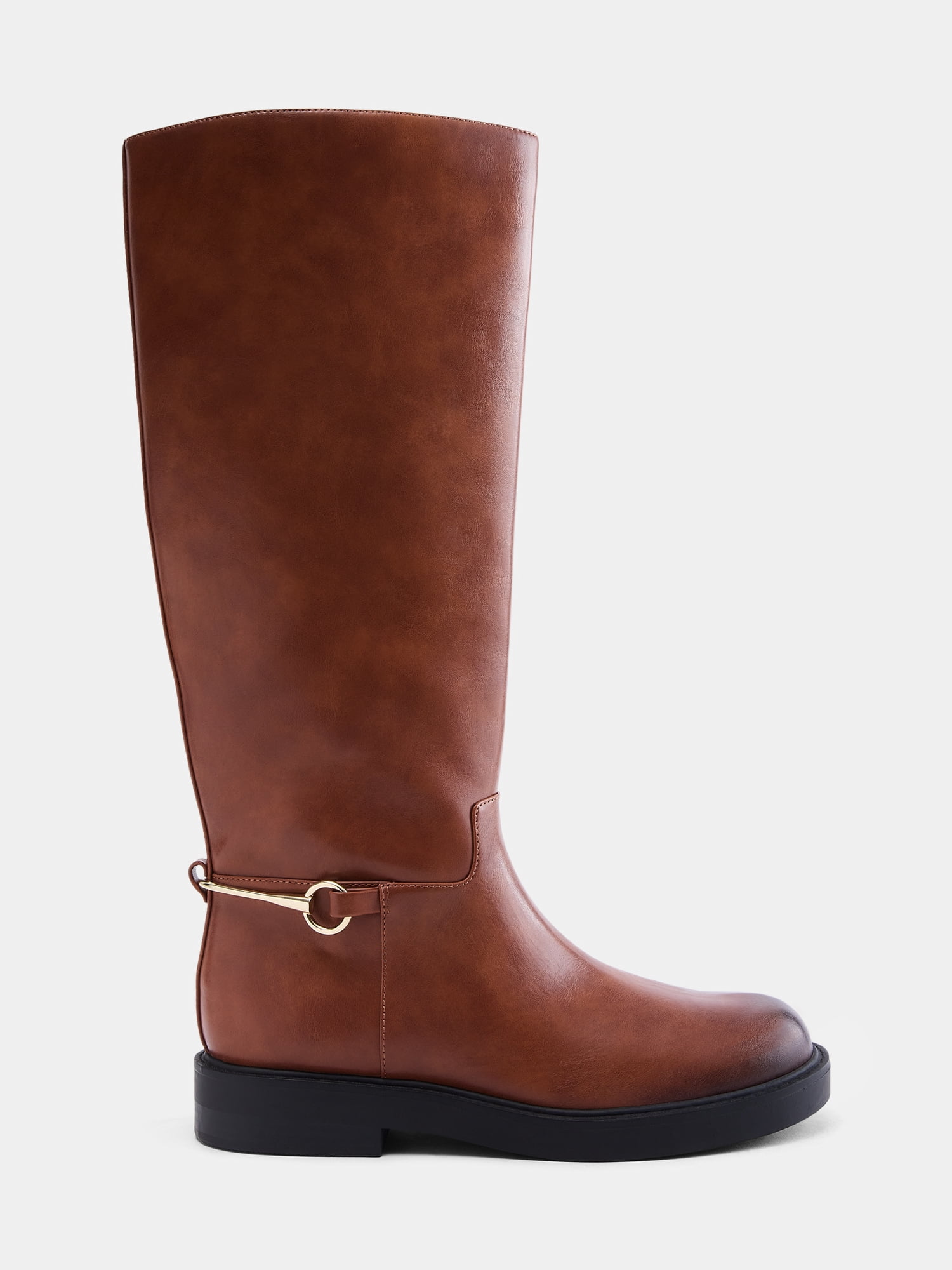 Scenario Women's Tall Faux Leather Riding Boots