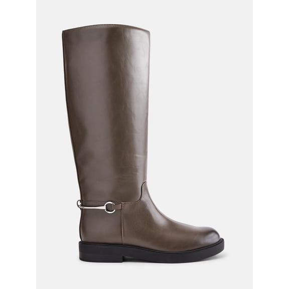 Scenario Women's Tall Faux Leather Riding Boots