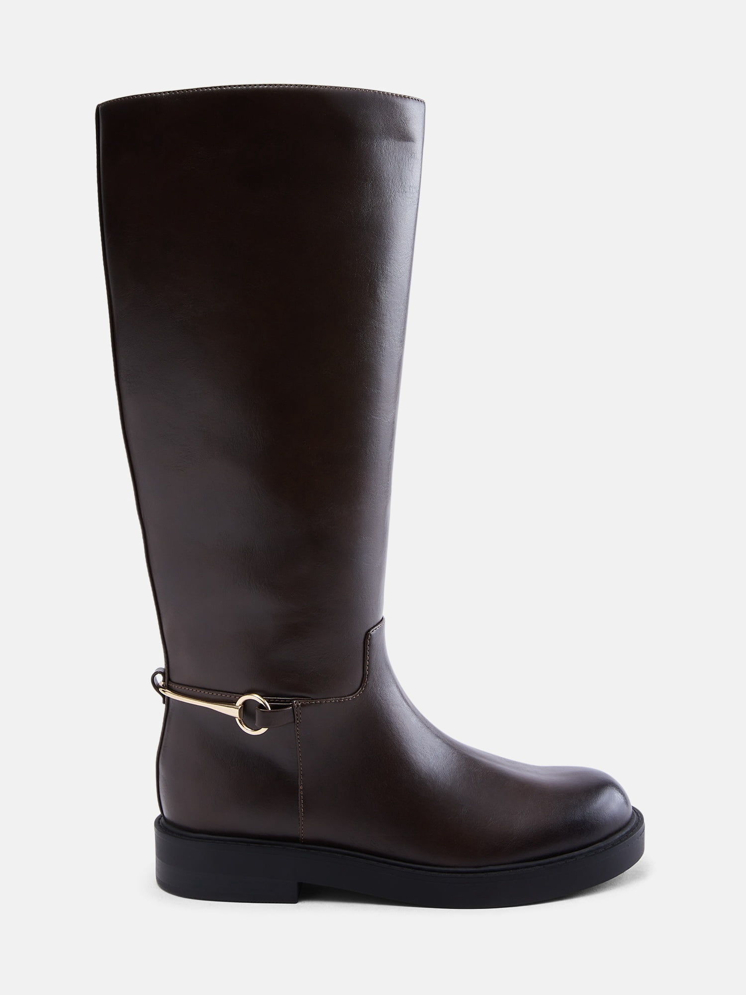 Scenario Women's Tall Faux Leather Riding Boots