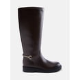thumbnail image 1 of Scenario Women's Tall Faux Leather Riding Boots, 1 of 7