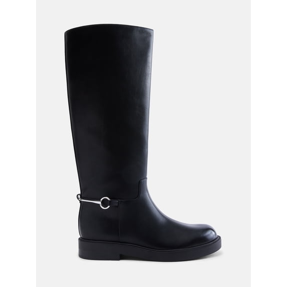 Scenario Women's Tall Faux Leather Riding Boots
