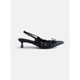thumbnail image 1 of Scenario Women's Scrunch Slingback Heels, 1 of 7