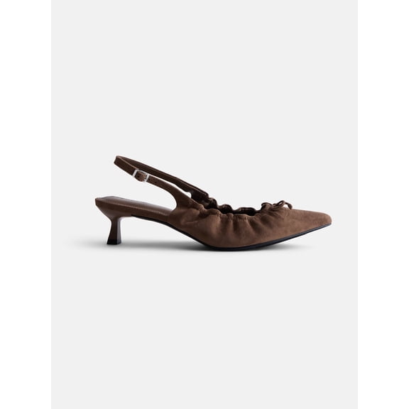 Scenario Women's Scrunch Slingback Heels
