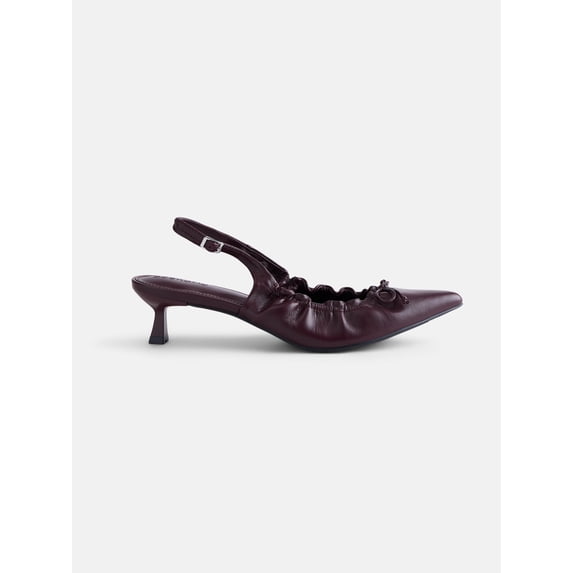 Scenario Women's Scrunch Slingback Heels