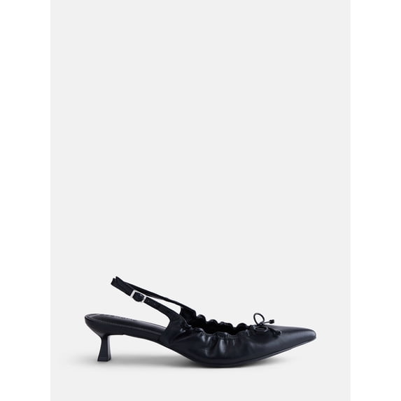 Scenario Women's Scrunch Slingback Heels