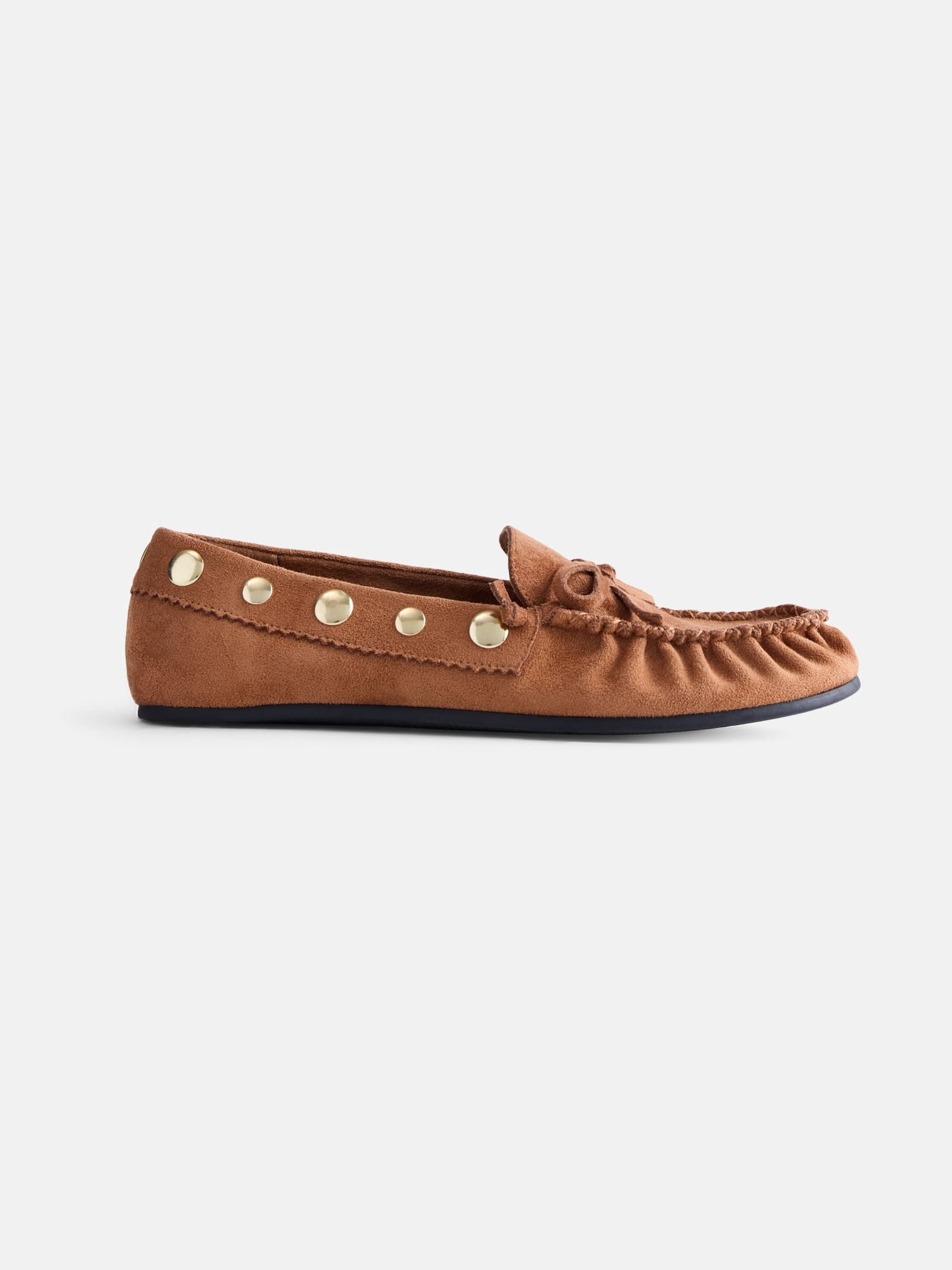 Scenario Women's Studded Moccasin Flats
