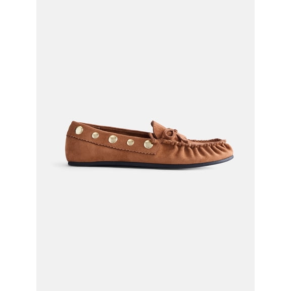 Scenario Women's Studded Moccasin Flats