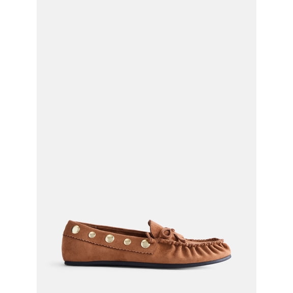 Scenario Women's Studded Moccasin Flats
