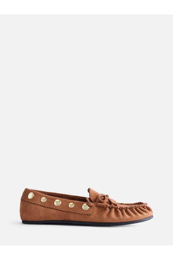 Women's Studded Moccasin Flats