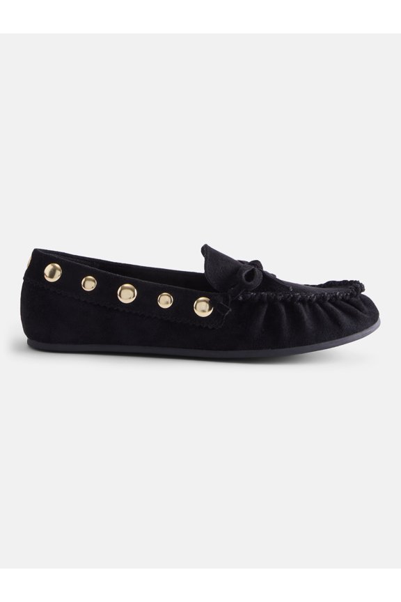 Women's Studded Moccasin Flats