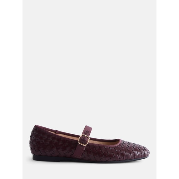 Scenario Women's Woven Mary Jane Flats