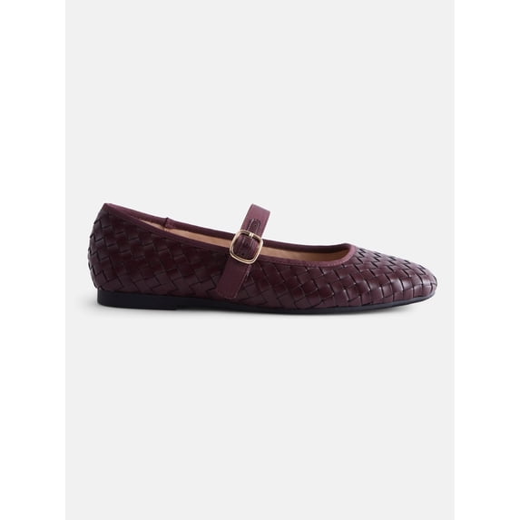 Scenario Women's Woven Mary Jane Flats