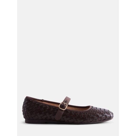 Scenario Women's Woven Mary Jane Flats