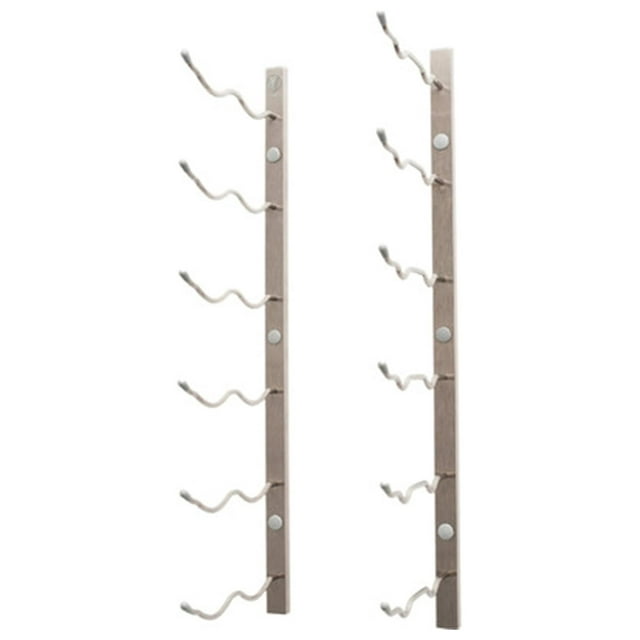 W Series Wine Rack 2 Double Depth, Metal Wall Mounted Wine Rack