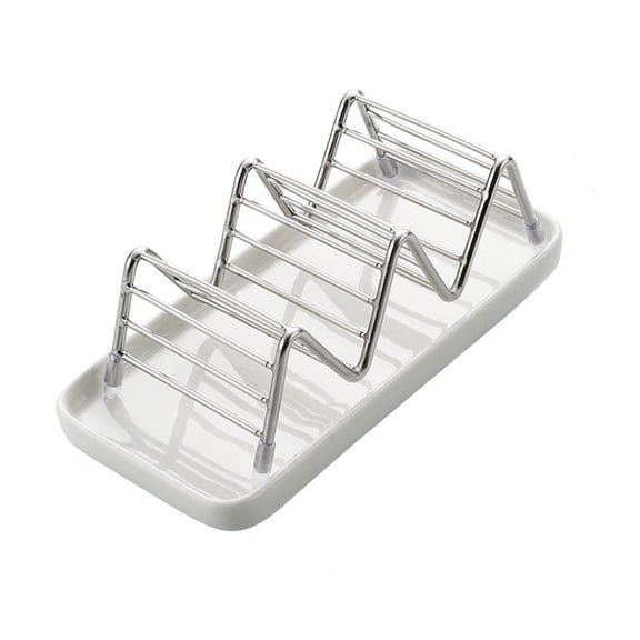 W-Shaped Drip Water and Fertilizer Soap Shelf Bathroom Non Perforated Countertop Storage Rack