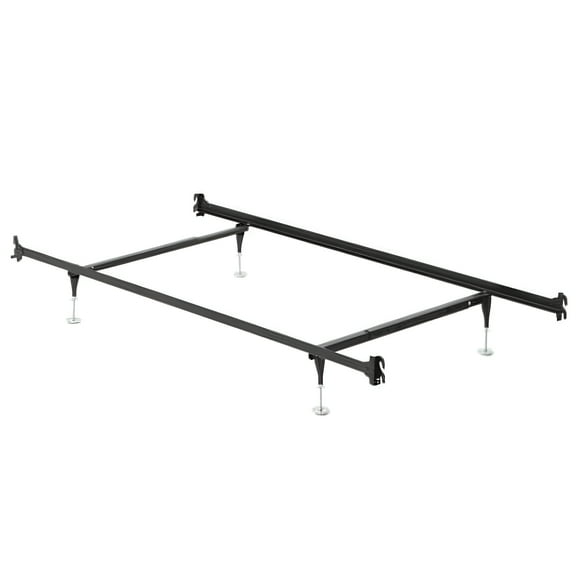 W. Silver Products 1.5" High Carbon Steel Hook-On Platform Bed Frames, Twin/Full