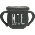thumbnail image 1 of Pavilion Gift Company - W.T.F. - 3.5" Silicone Snack Bowl with Lid, 1 of 5