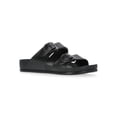 thumbnail image 1 of Time and Tru Women's Double Buckle Slide Sandals, 1 of 6