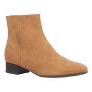 Time and Tru Women's Faux Suede Ankle Boots, Wide Width Available